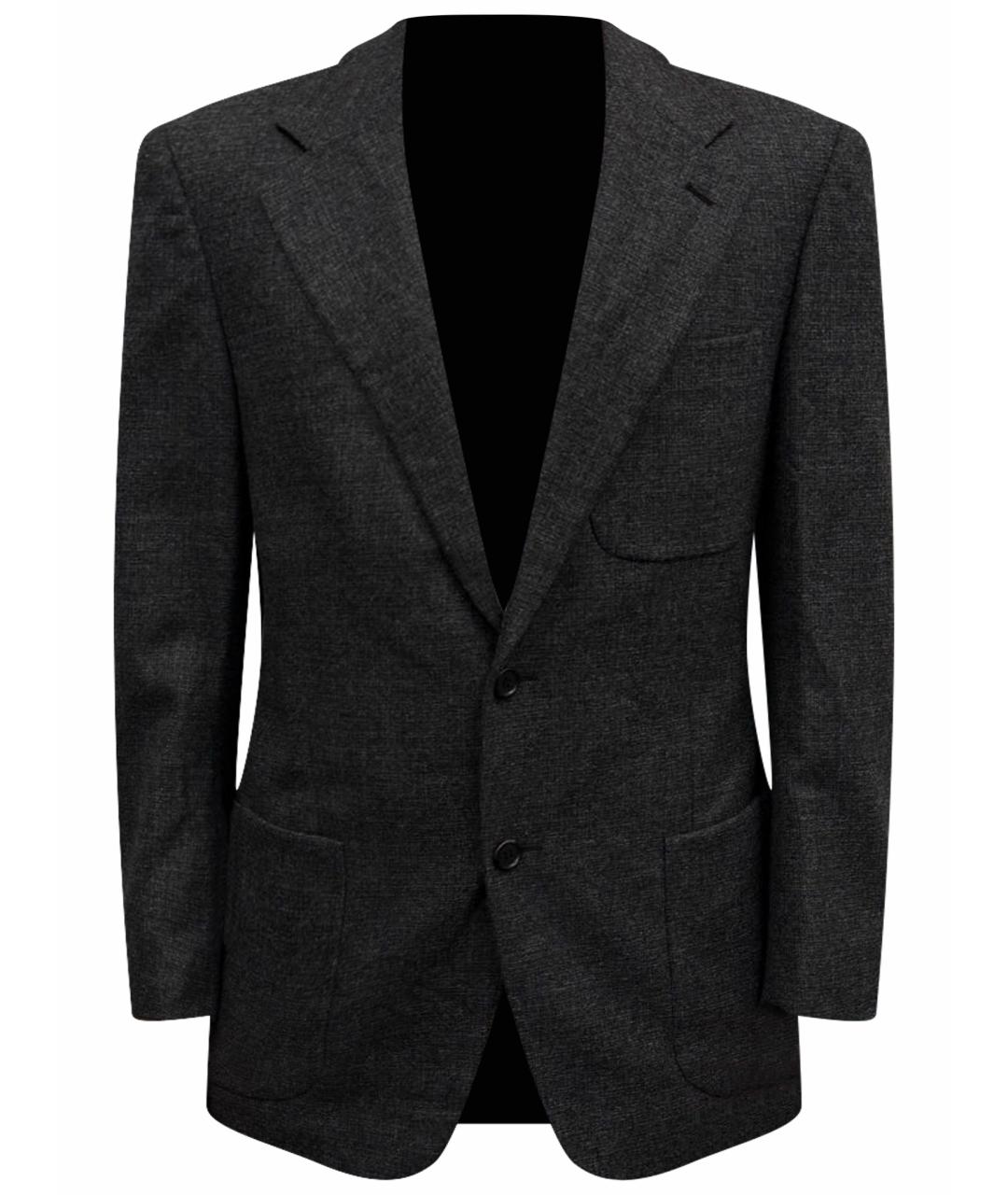 PRADA Серый шерстяной пиджак, фото 1