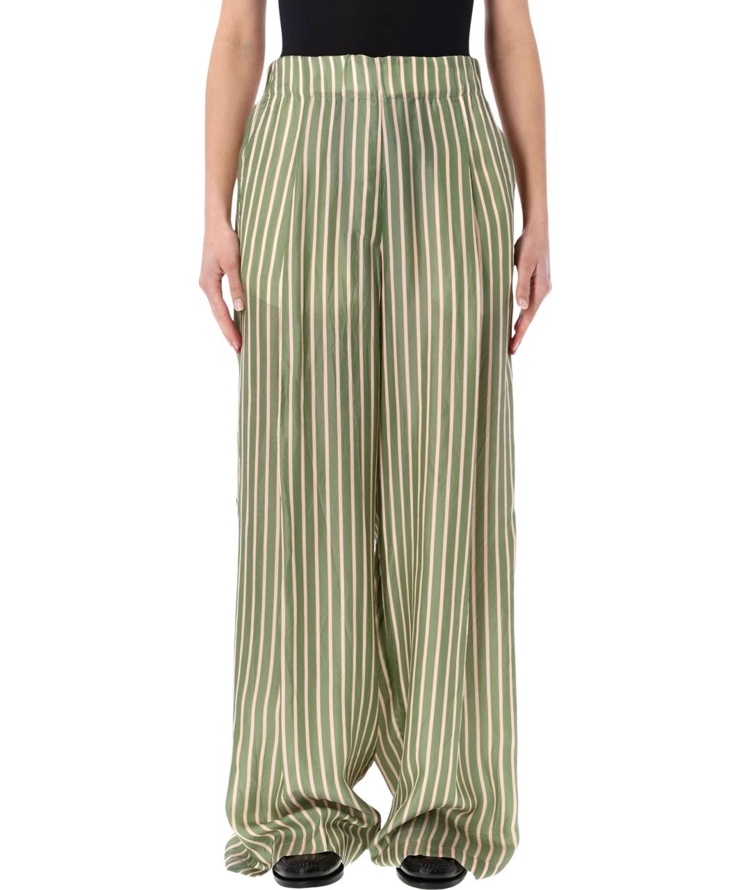 DRIES VAN NOTEN Мульти вискозные брюки широкие, фото 1