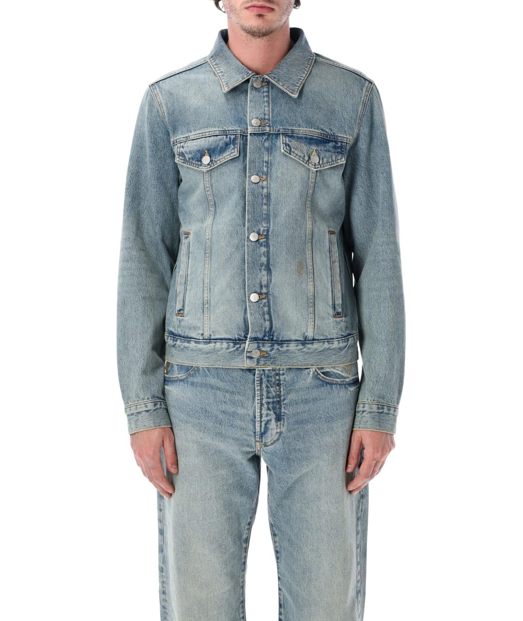 EMPORIO ARMANI Голубая деним куртка, фото 1