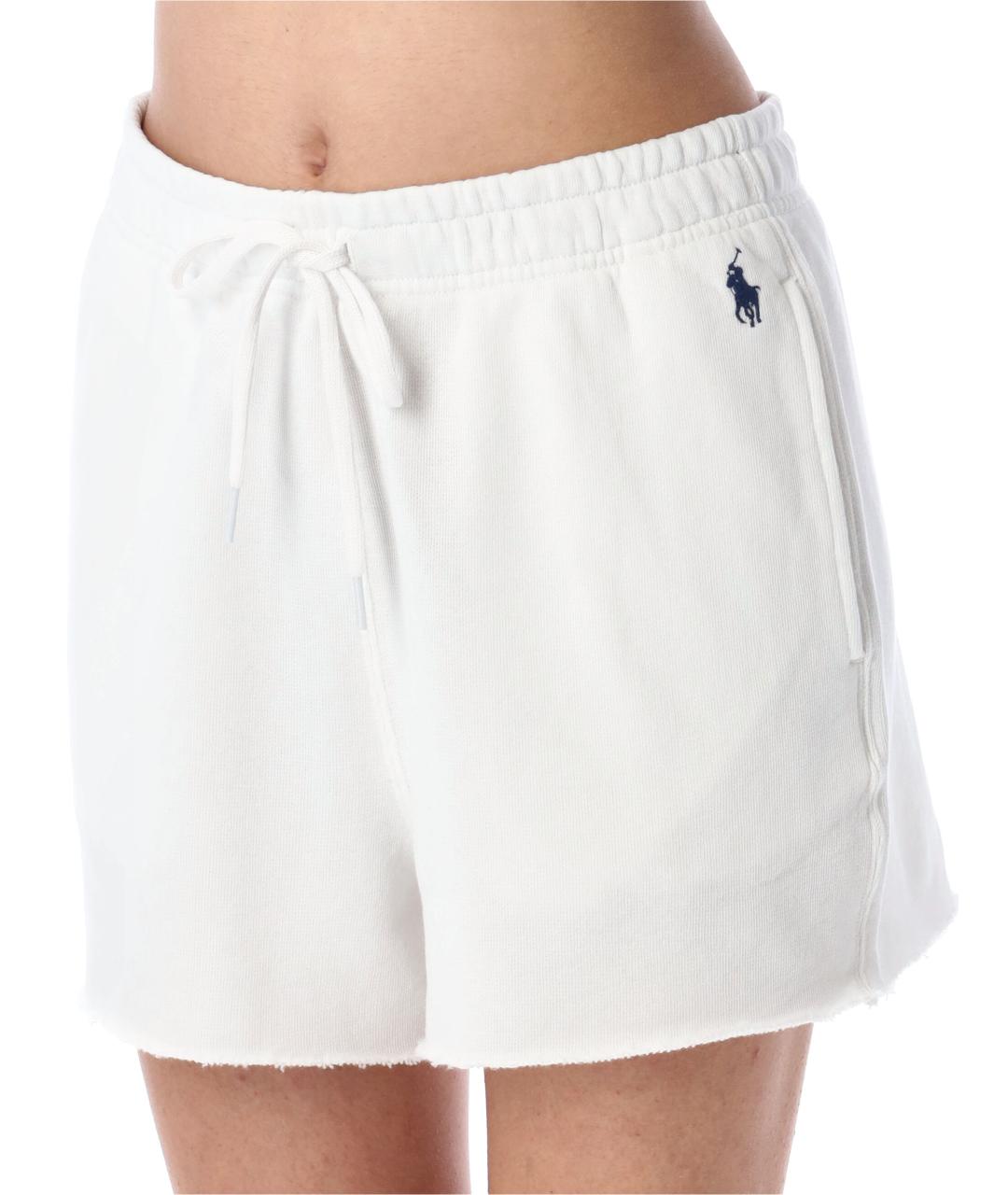 POLO RALPH LAUREN Белые хлопковые шорты, фото 3