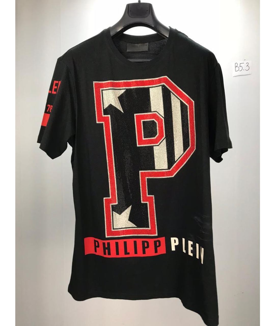 PHILIPP PLEIN Черная хлопковая футболка, фото 6