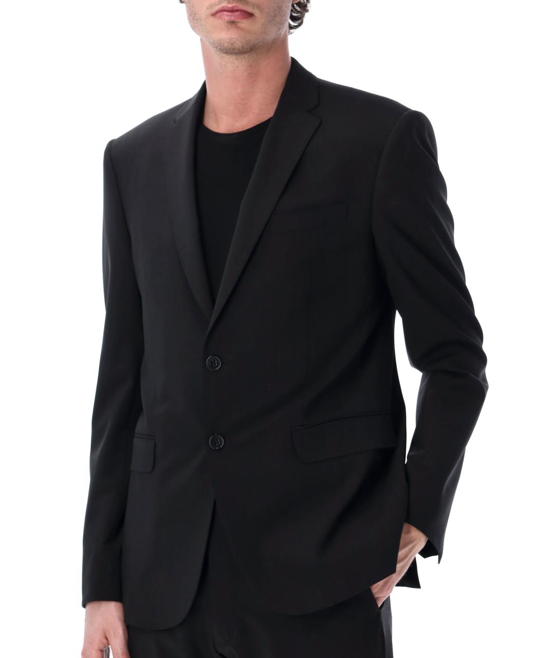 EMPORIO ARMANI Черный классический костюм, фото 3