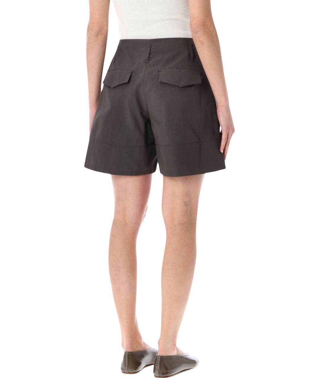 LOW CLASSIC Серые хлопковые шорты, фото 2