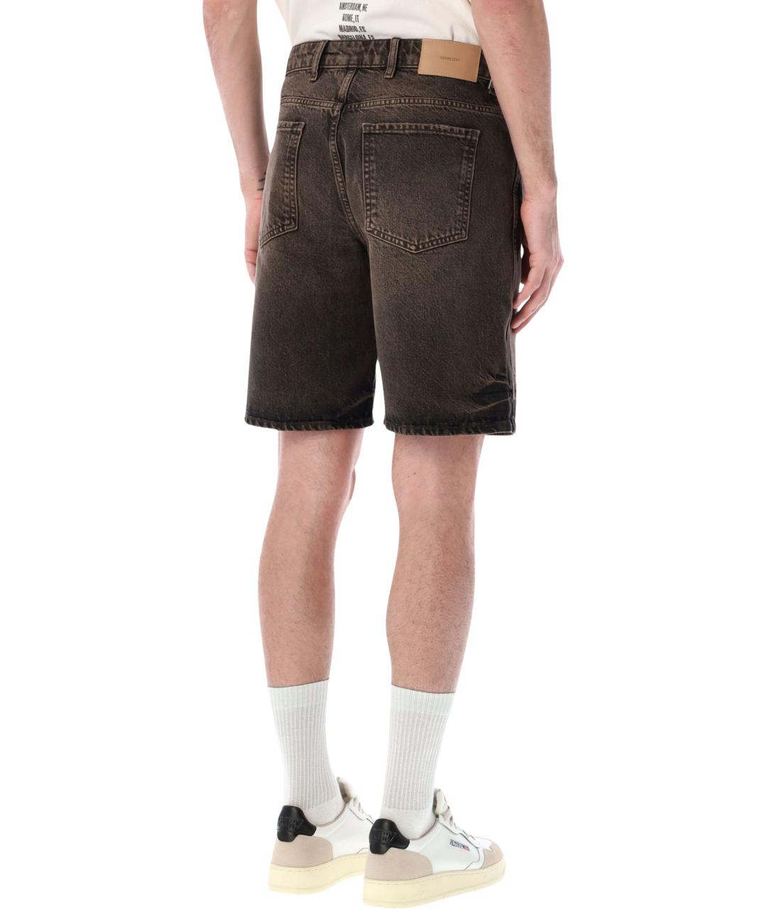 REPRESENT Коричневые хлопковые шорты, фото 2