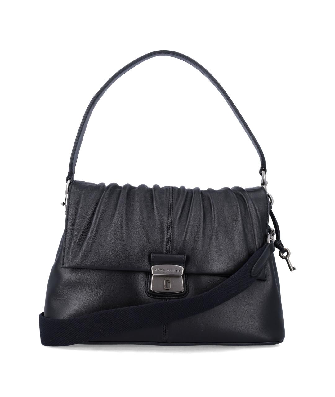 MARC JACOBS Черная кожаная сумка через плечо, фото 1