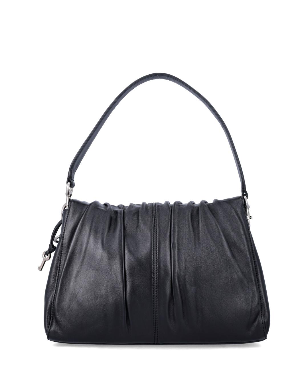 MARC JACOBS Черная кожаная сумка через плечо, фото 3