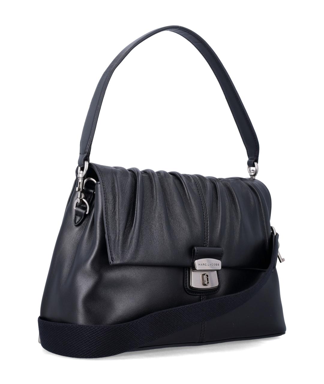 MARC JACOBS Черная кожаная сумка через плечо, фото 2