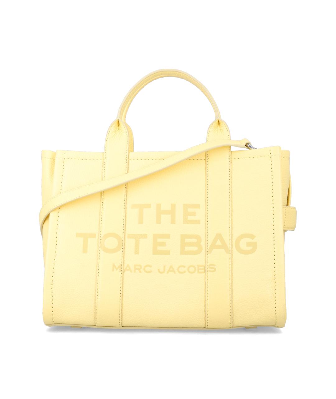 MARC JACOBS Желтая кожаная сумка тоут, фото 1