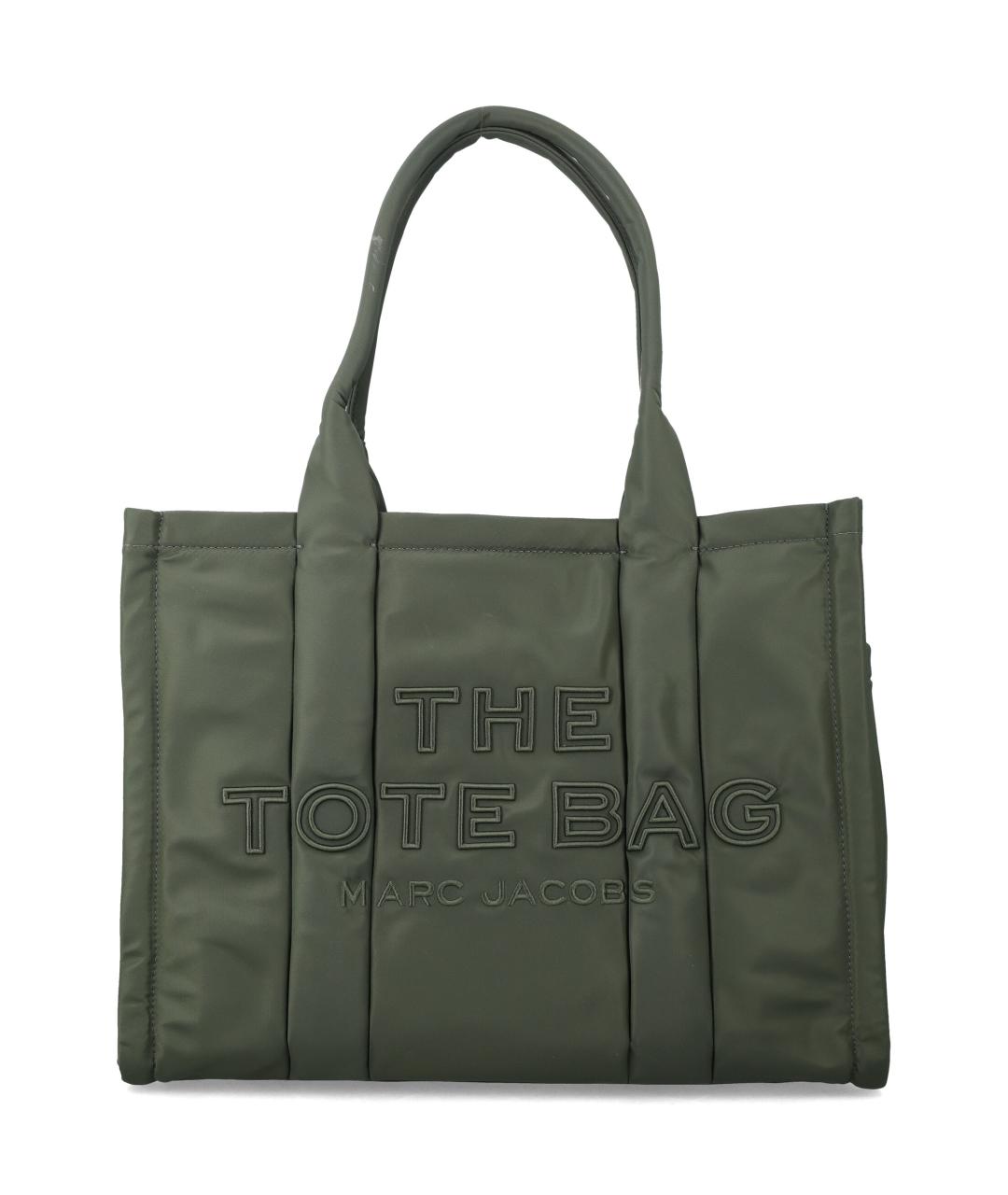 MARC JACOBS Зеленая тканевая сумка тоут, фото 1