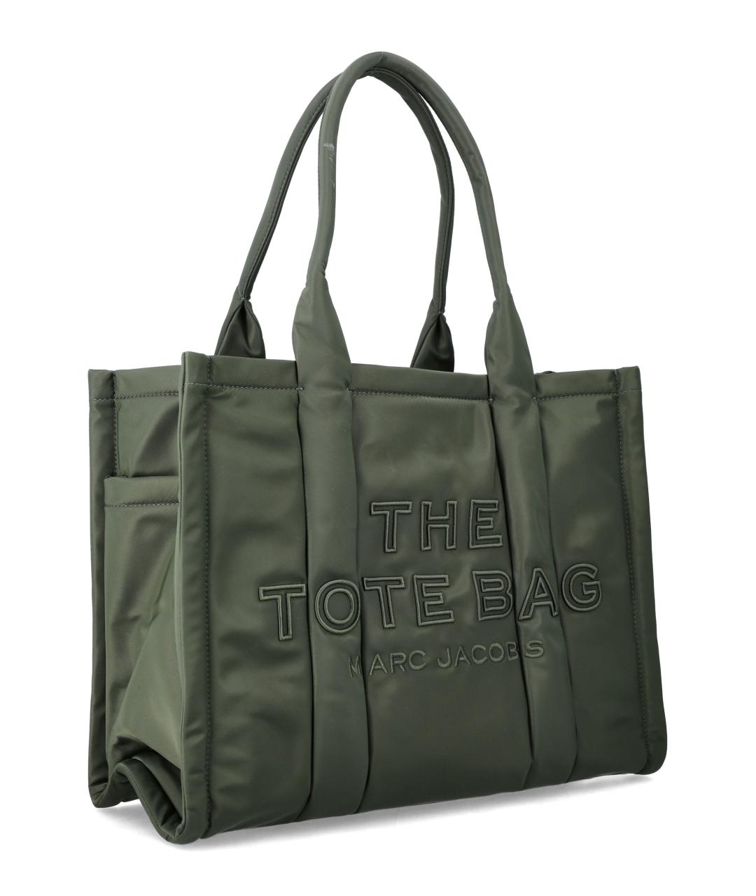 MARC JACOBS Зеленая тканевая сумка тоут, фото 2