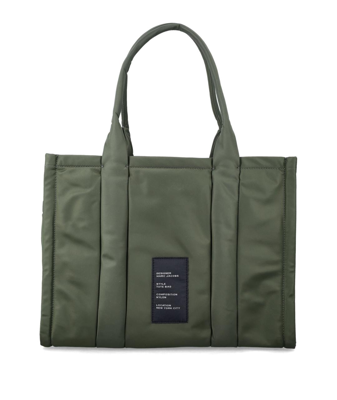 MARC JACOBS Зеленая тканевая сумка тоут, фото 3