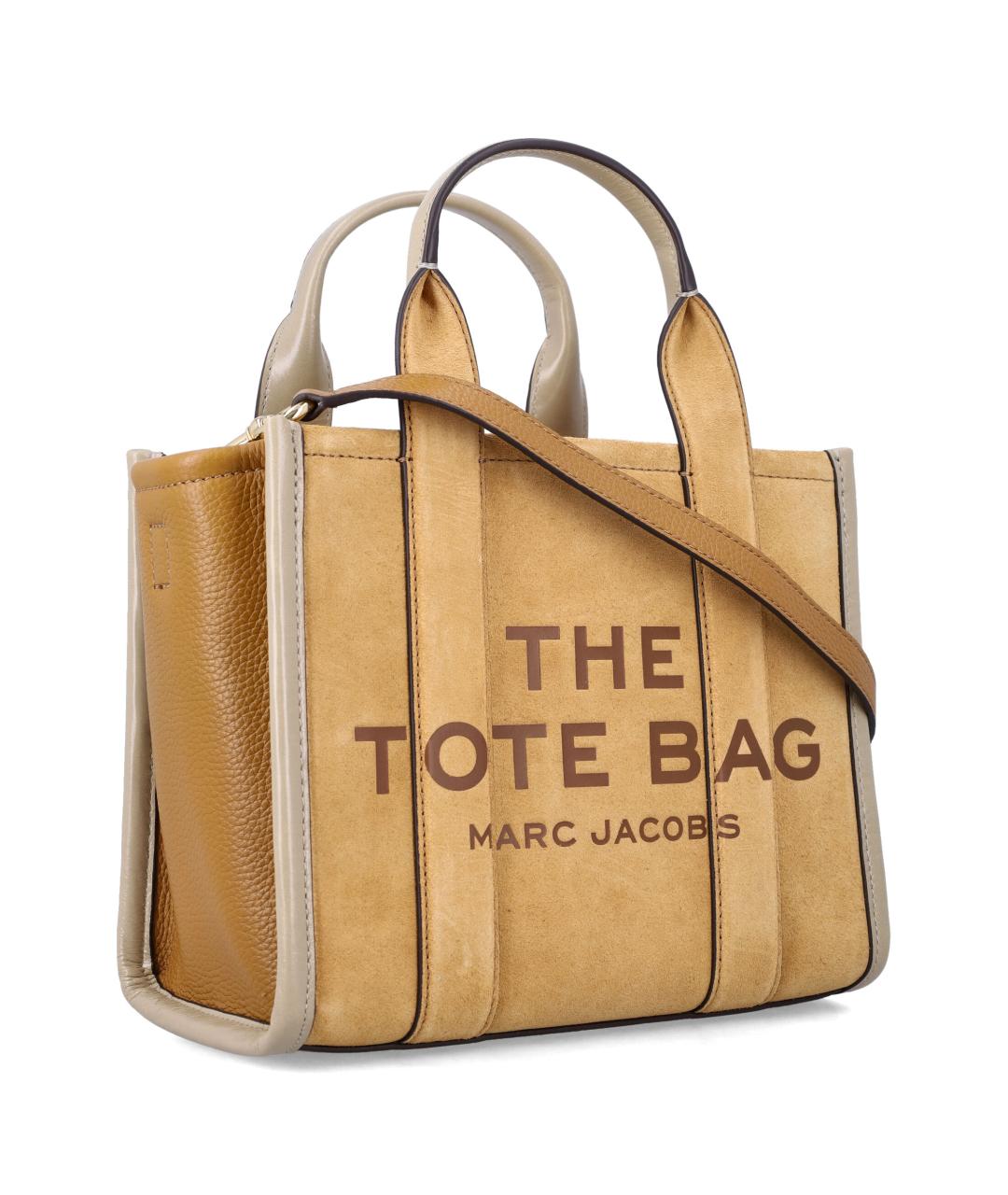 MARC JACOBS Бежевая замшевая сумка тоут, фото 2