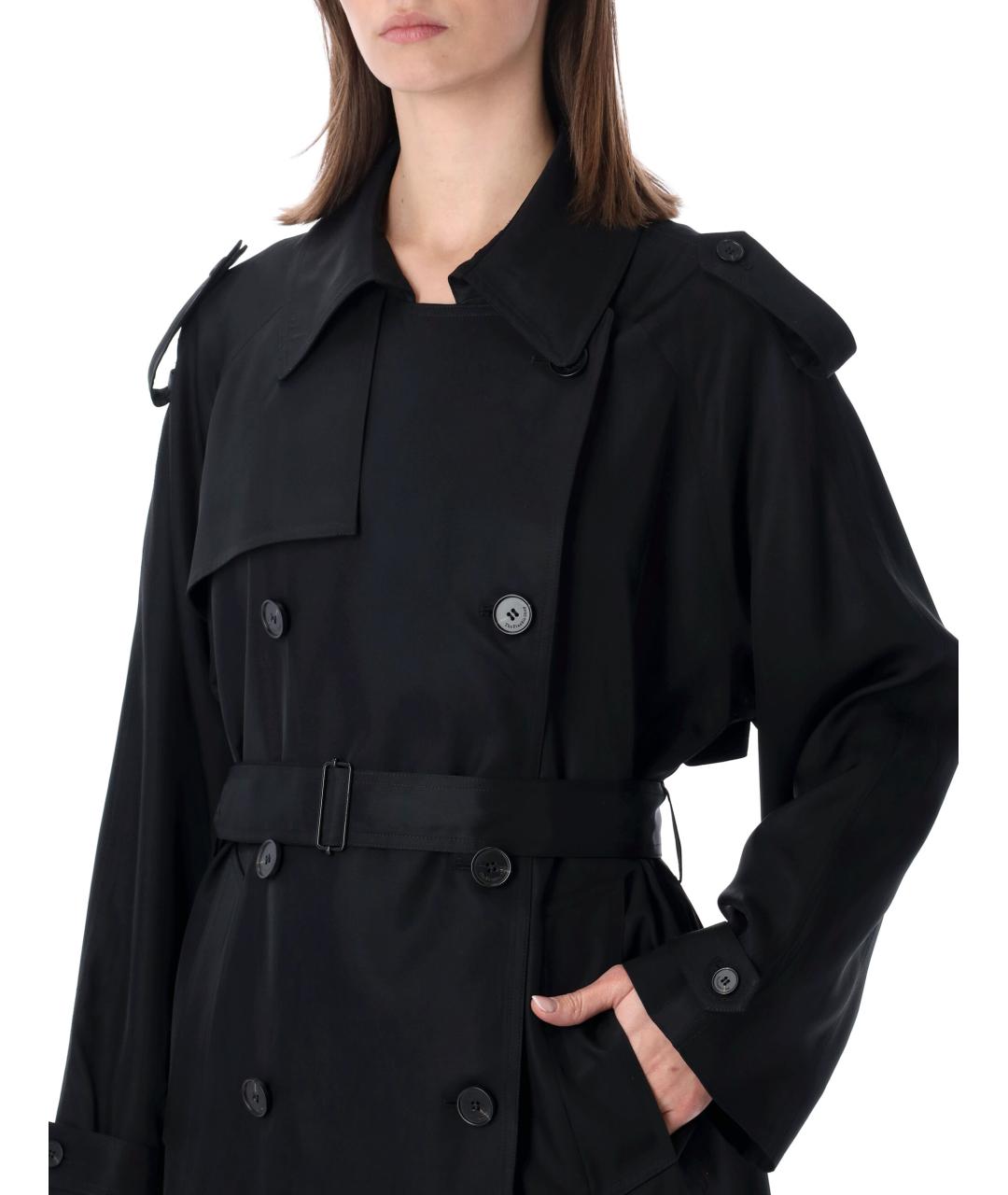 THE FRANKIE SHOP Черный тренч/плащ, фото 3
