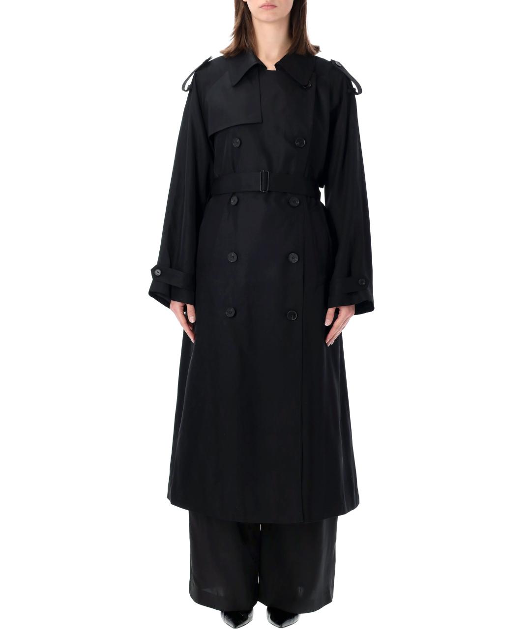 THE FRANKIE SHOP Черный тренч/плащ, фото 1