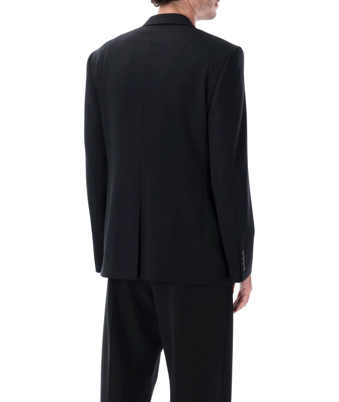 BALENCIAGA Черный шерстяной пиджак, фото 2