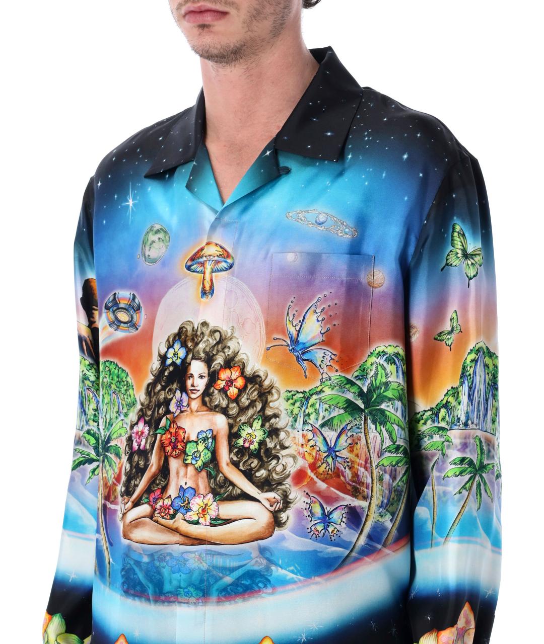 CASABLANCA Мульти шелковая кэжуал рубашка, фото 3