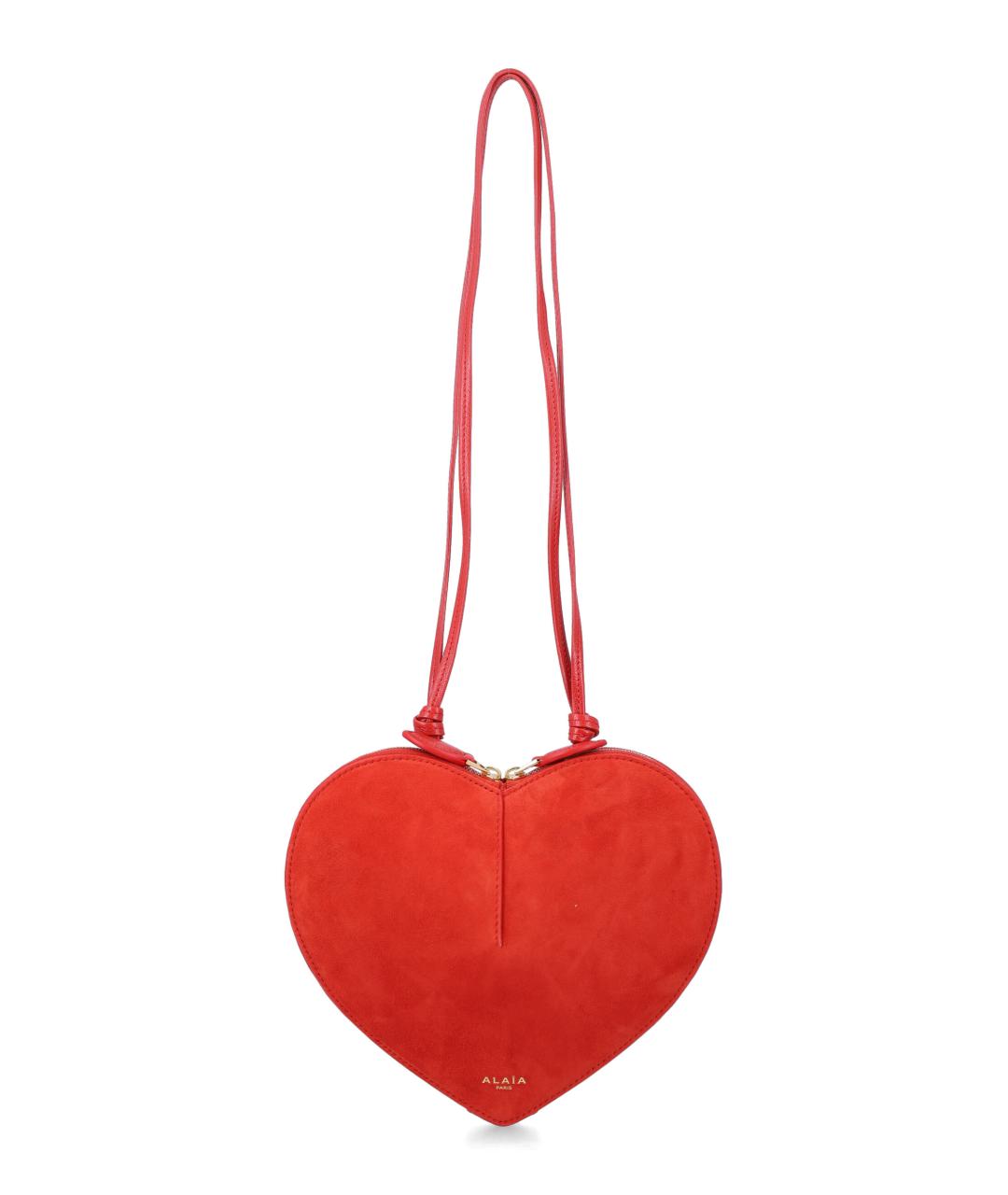 ALAIA Оранжевая кожаная сумка через плечо, фото 1