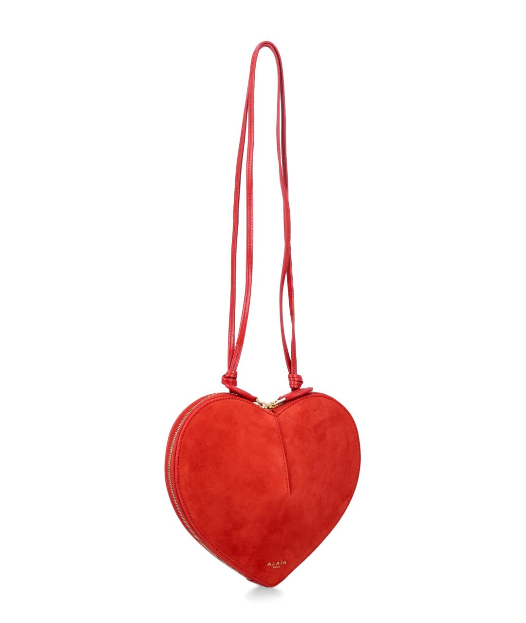 ALAIA Оранжевая кожаная сумка через плечо, фото 2