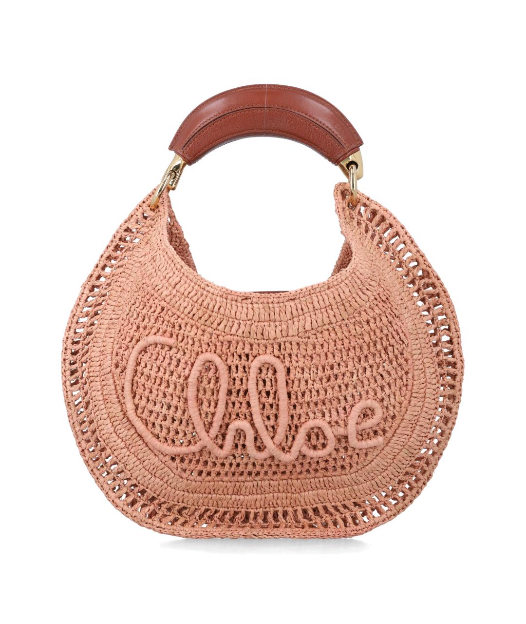 CHLOE Розовая сумка с короткими ручками, фото 1