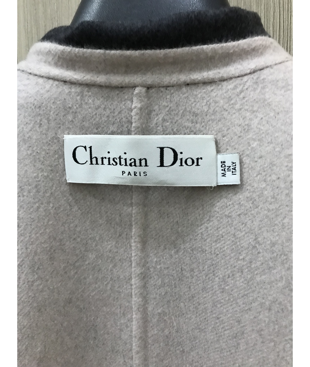 CHRISTIAN DIOR Серое кашемировое пальто, фото 4