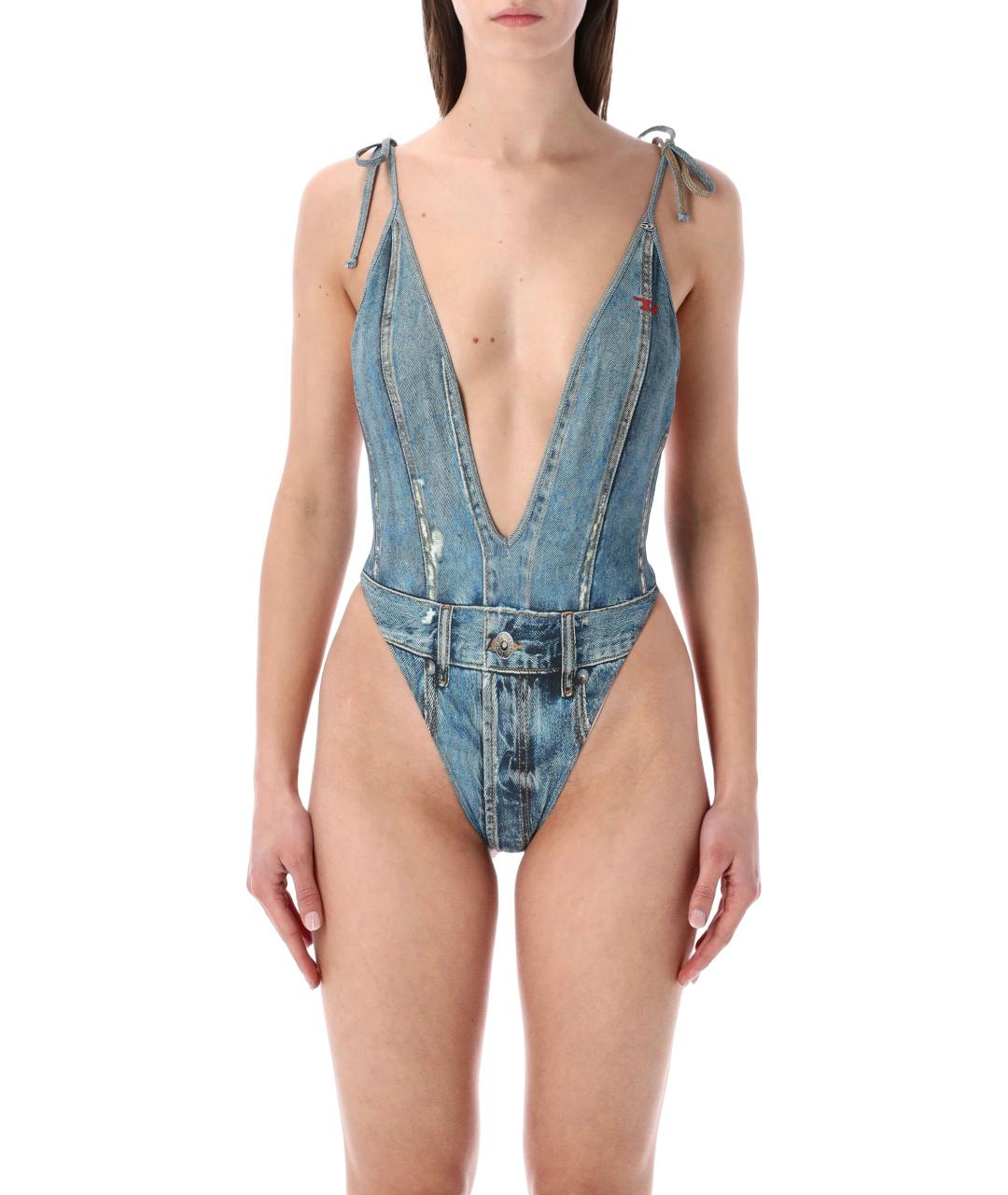 DIESEL Синий купальник, фото 1