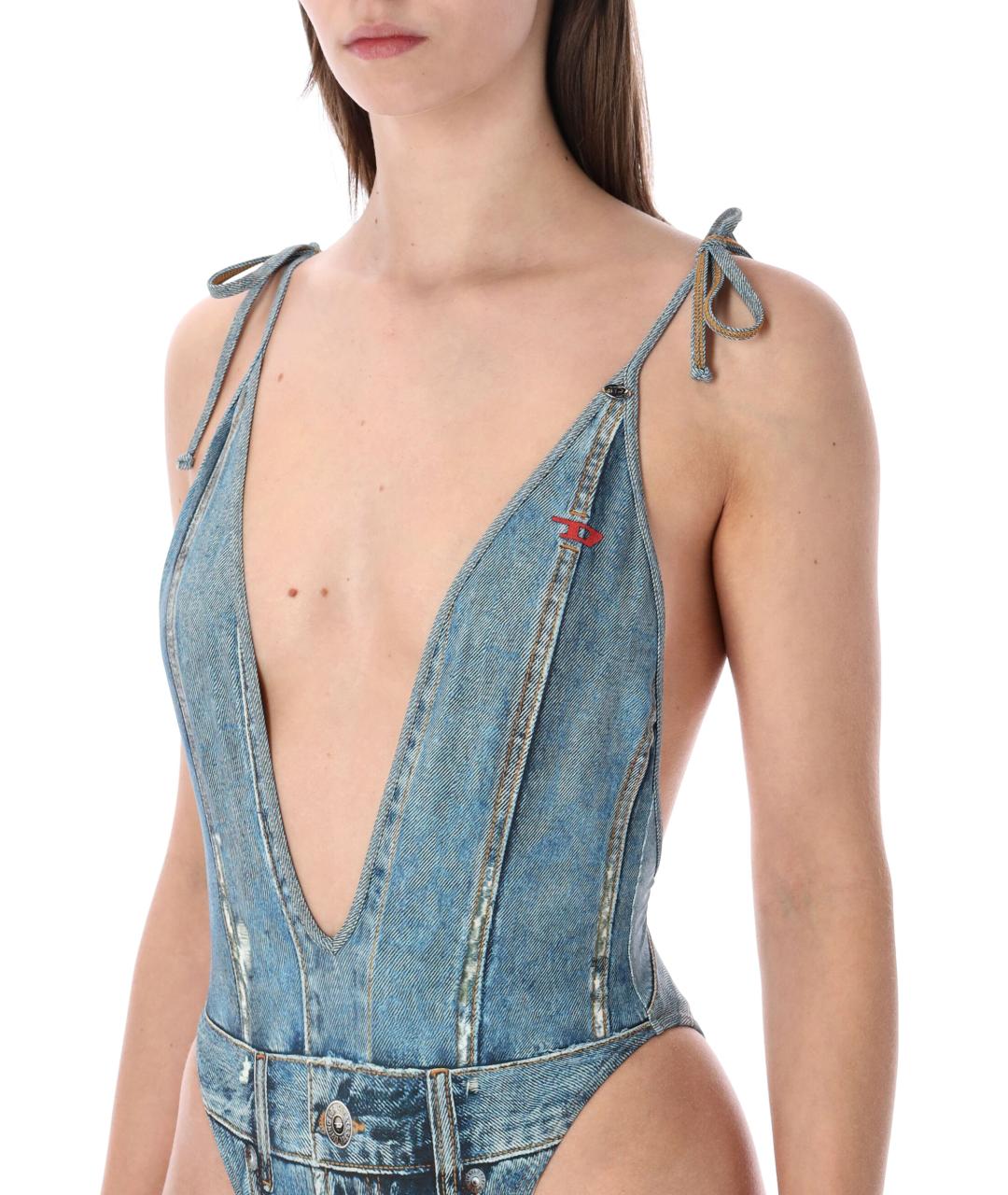 DIESEL Синий купальник, фото 3