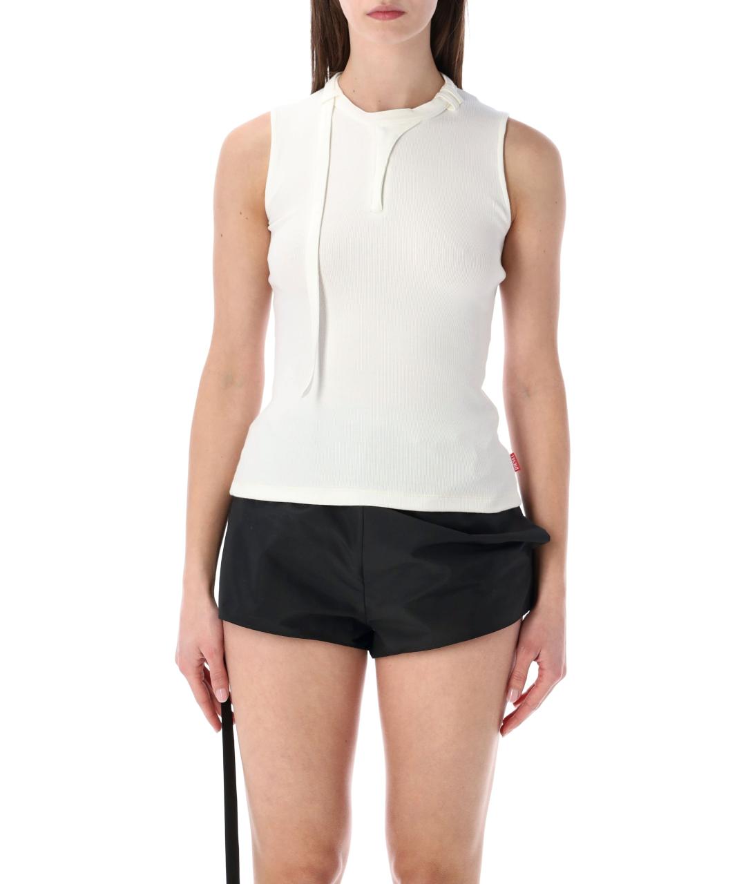 DIESEL Белая хлопковая майка, фото 1