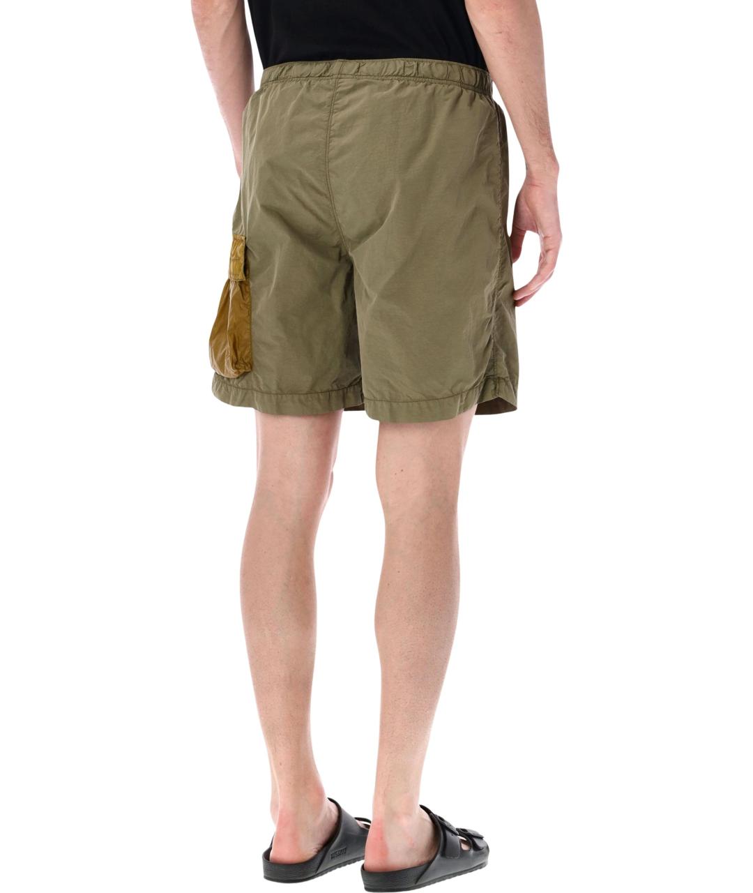 CP COMPANY Зеленые полиамидовые шорты, фото 2