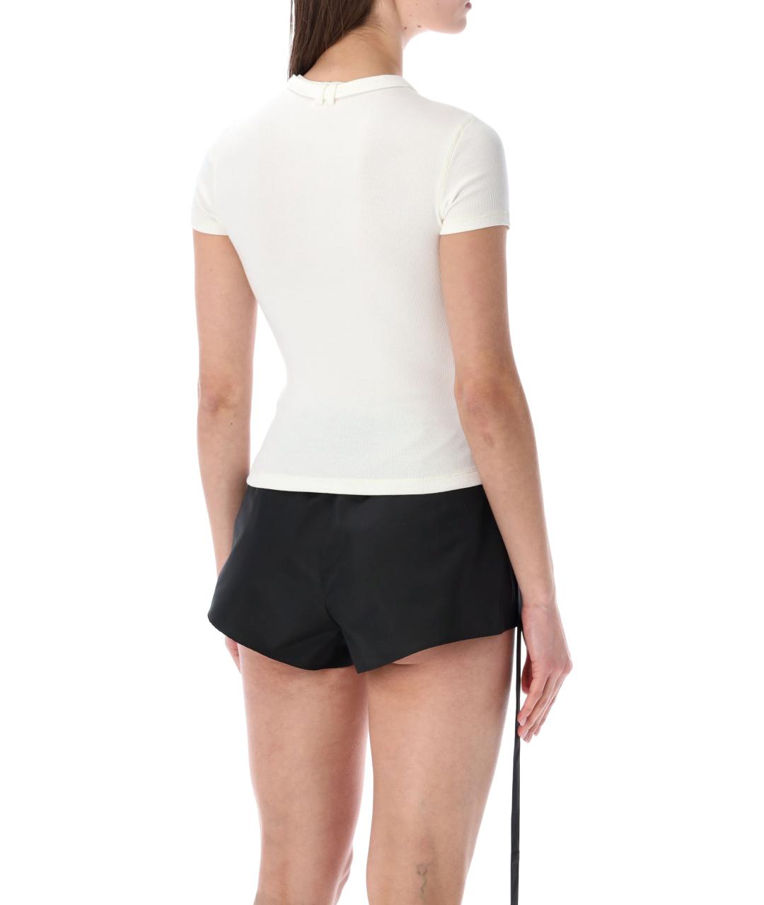 DIESEL Белая хлопковая футболка, фото 2