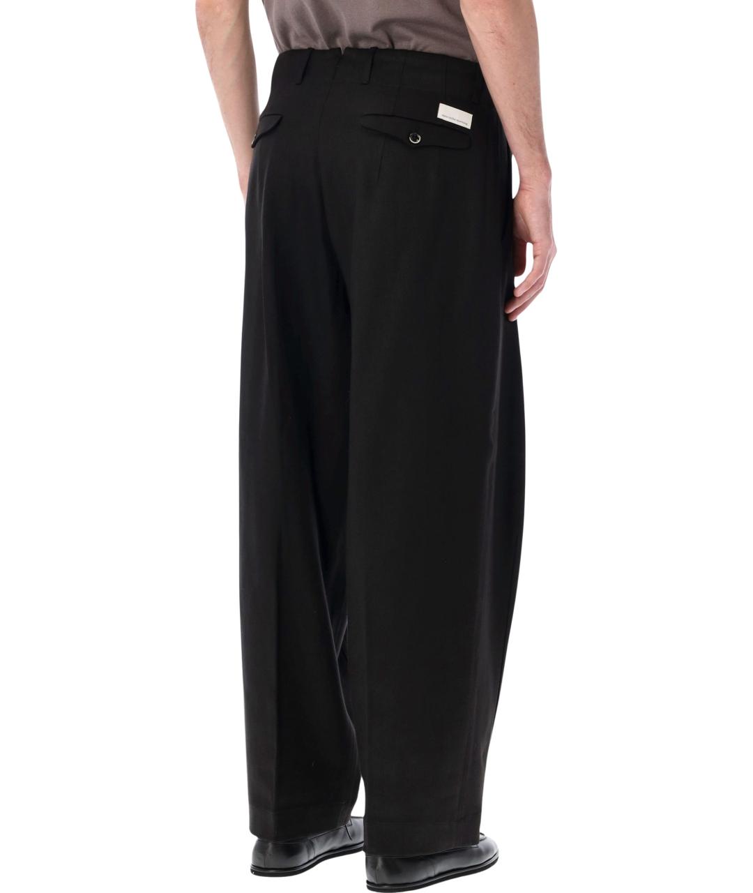 NINE IN THE MORNING Черные повседневные брюки, фото 2