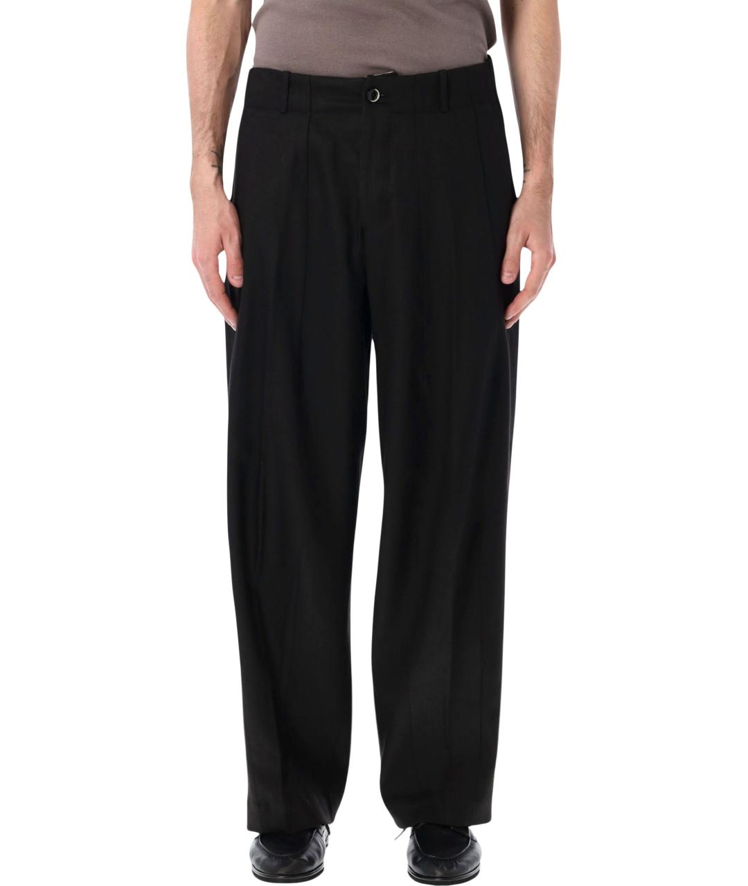 NINE IN THE MORNING Черные повседневные брюки, фото 1