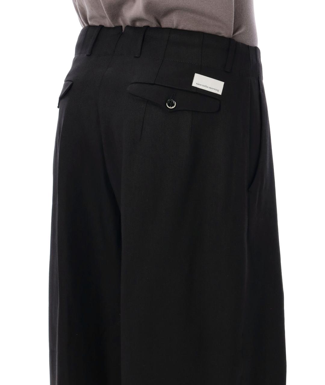 NINE IN THE MORNING Черные повседневные брюки, фото 3