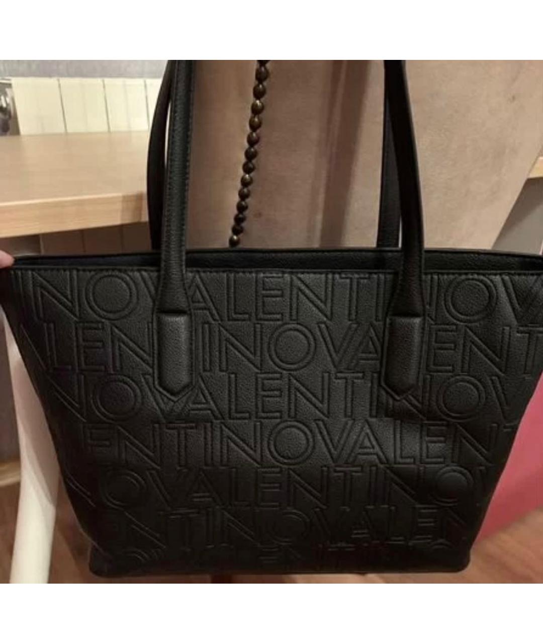 VALENTINO Черная дорожная/спортивная сумка, фото 2