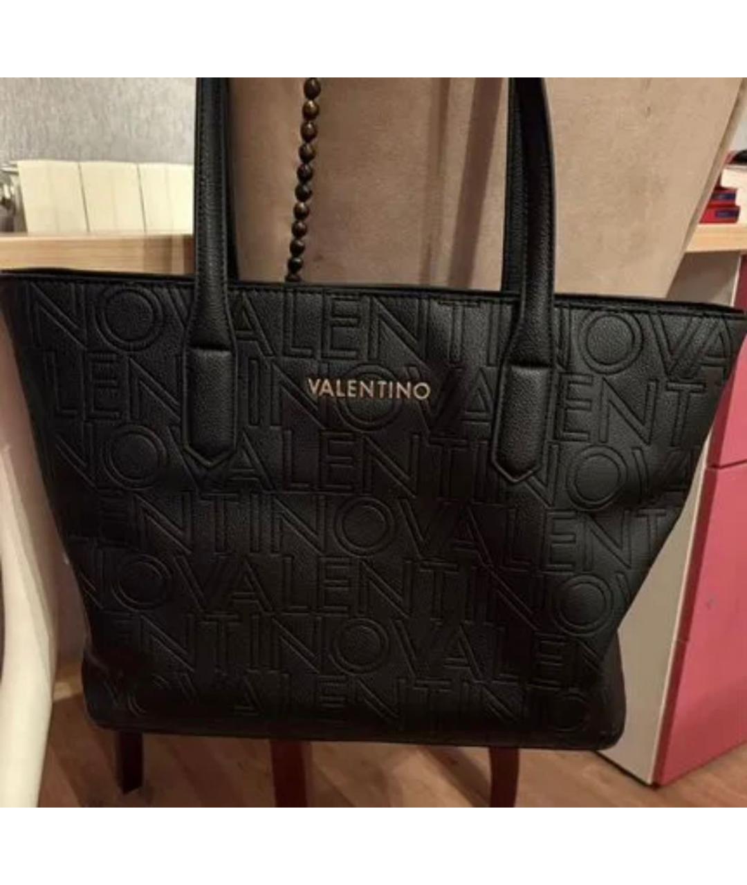 VALENTINO Черная дорожная/спортивная сумка, фото 3