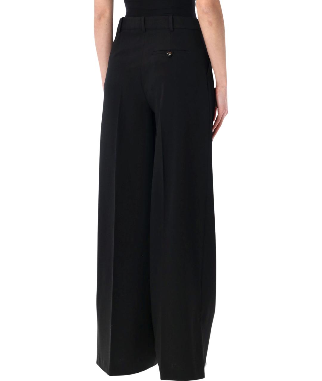THE GARMENT Черные полиэстеровые брюки широкие, фото 2