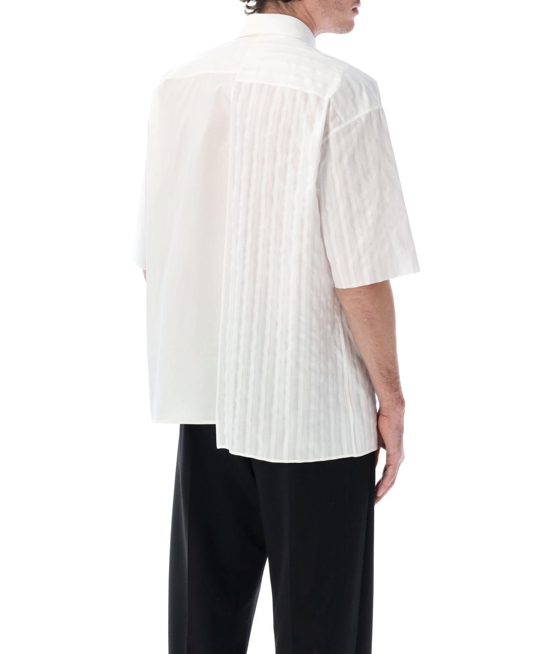 MM6 MAISON MARGIELA Белая хлопковая кэжуал рубашка, фото 2