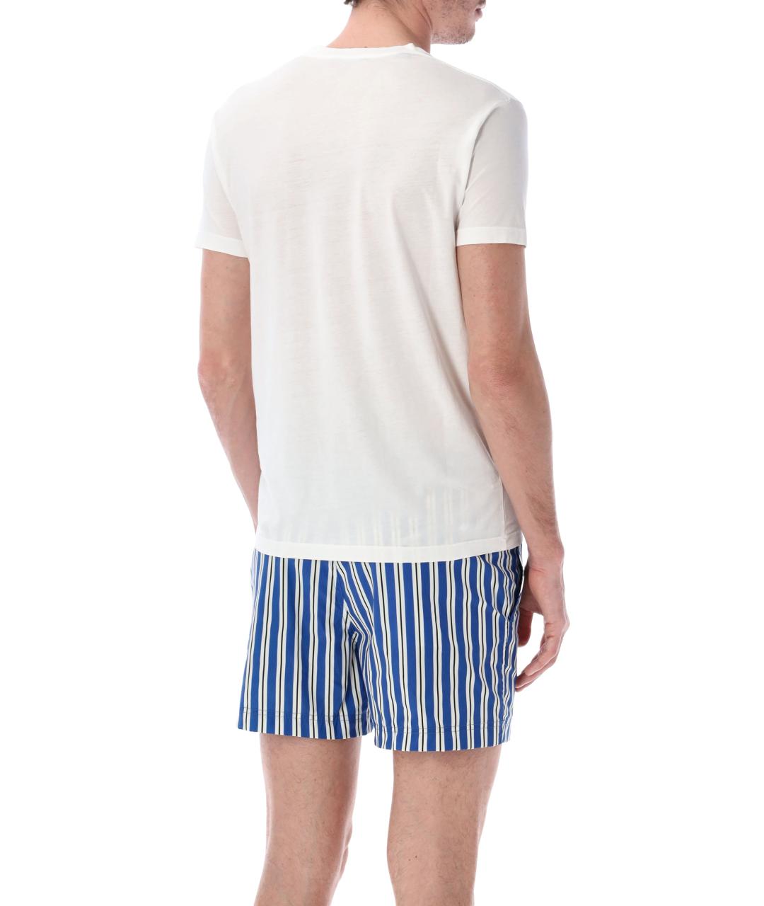 TOM FORD Белая хлопковая футболка, фото 2