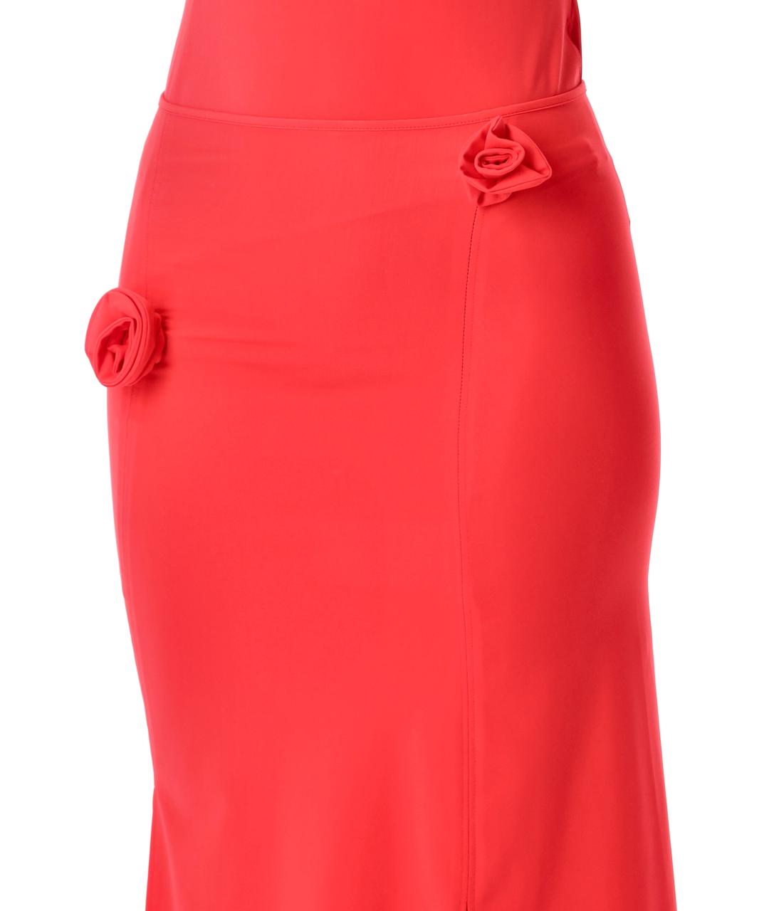 COPERNI Красная полиамидовая юбка миди, фото 3