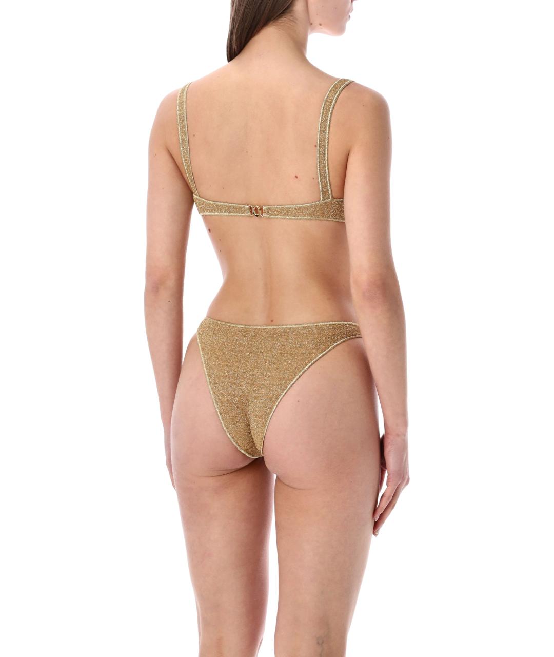 OSEREE Золотой полиамидовый купальник, фото 2