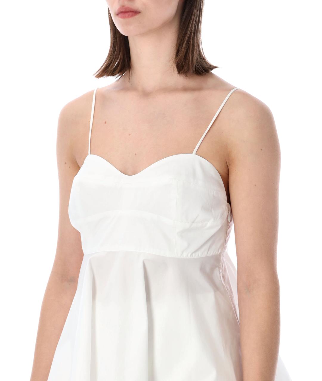 ROHE Белая хлопковая майка, фото 3