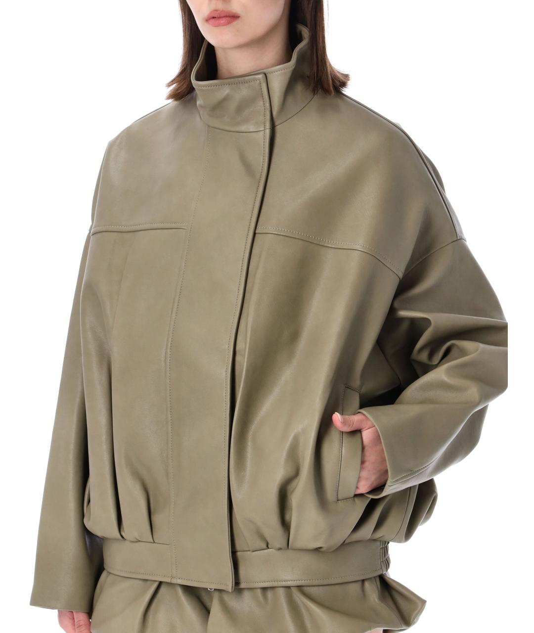 THE FRANKIE SHOP Зеленая куртка, фото 3