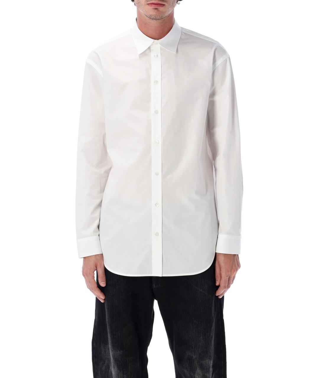 BALENCIAGA Белая хлопковая классическая рубашка, фото 1