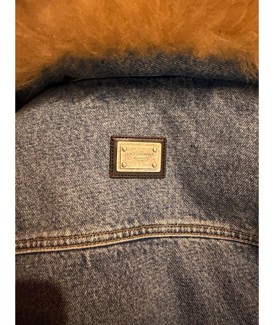 DOLCE&GABBANA Синяя деним куртка, фото 3