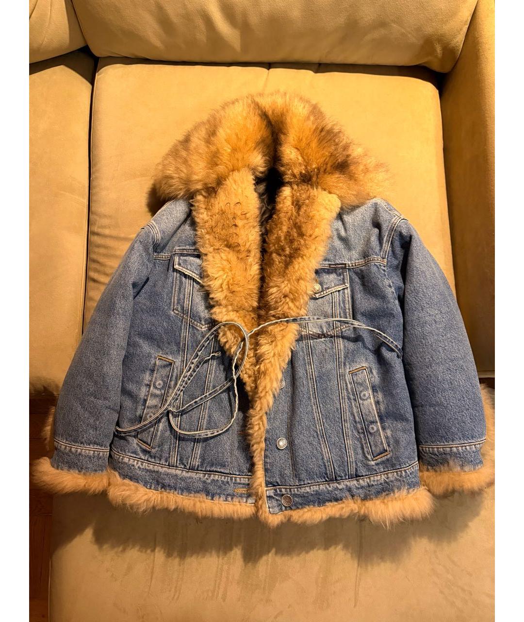 DOLCE&GABBANA Синяя деним куртка, фото 9