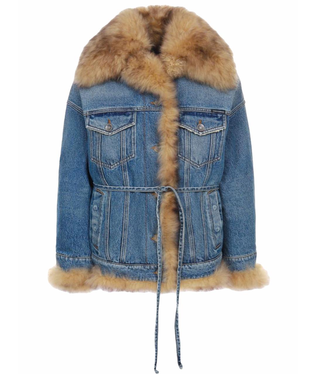 DOLCE&GABBANA Синяя деним куртка, фото 1