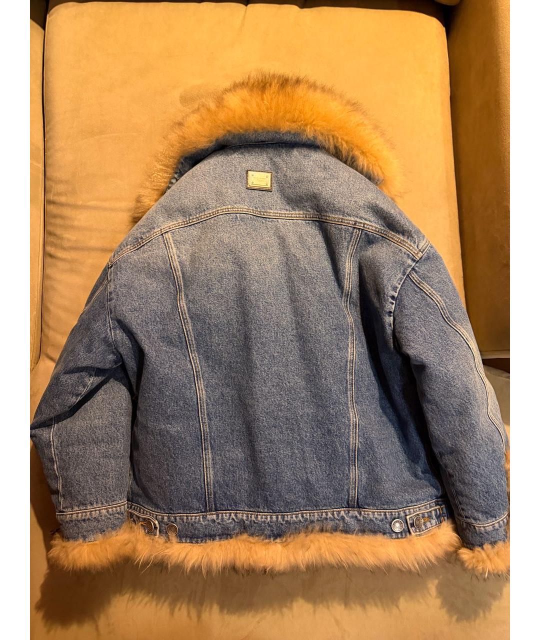 DOLCE&GABBANA Синяя деним куртка, фото 2