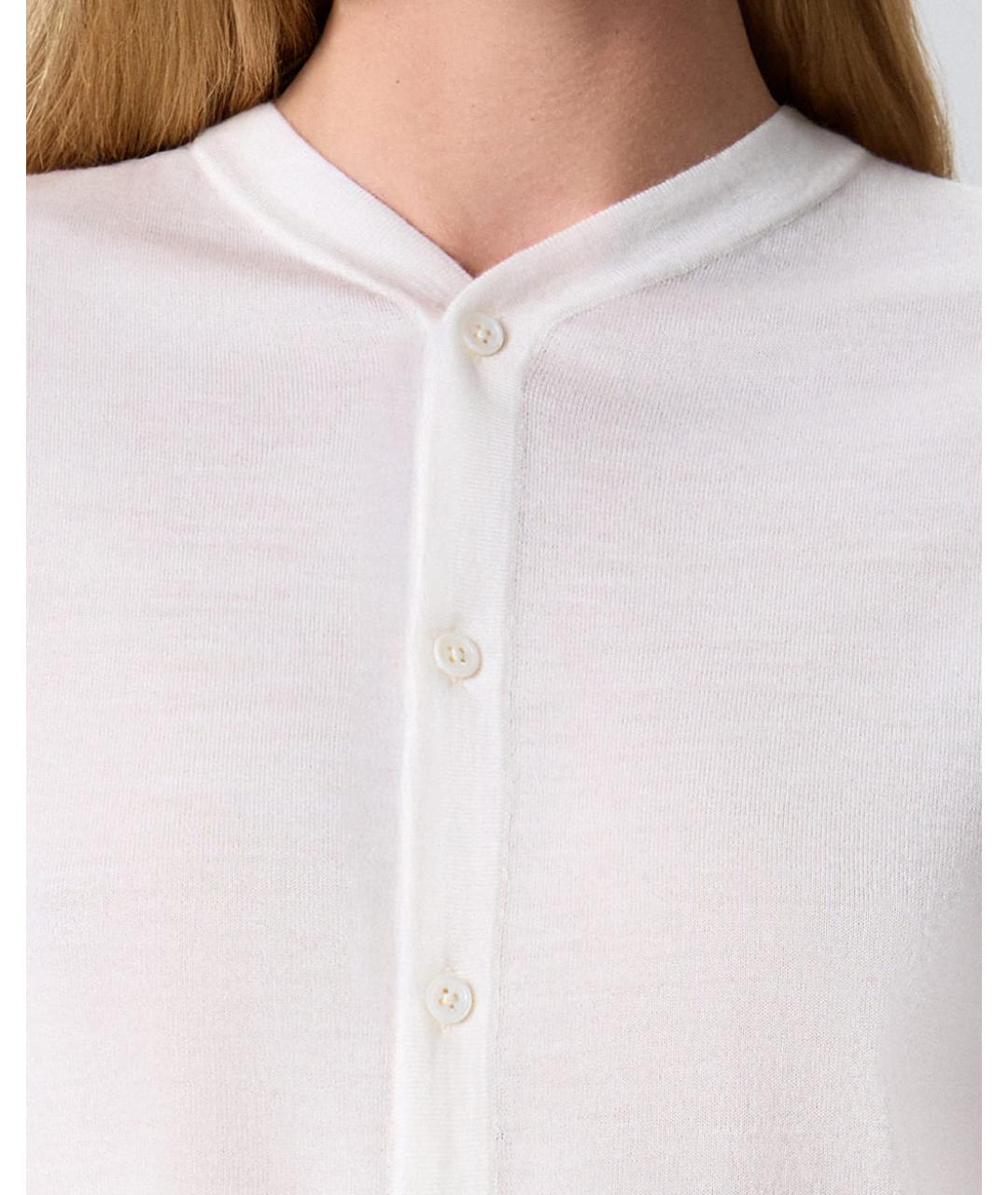 PERVERT Белый шерстяной кардиган, фото 9