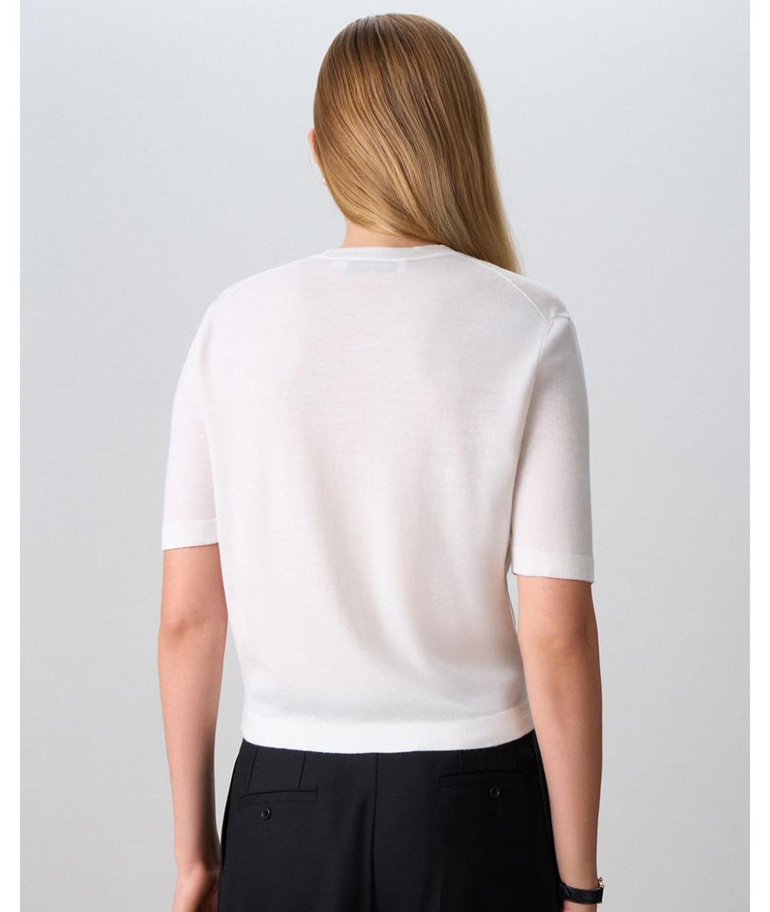 PERVERT Белый шерстяной кардиган, фото 3