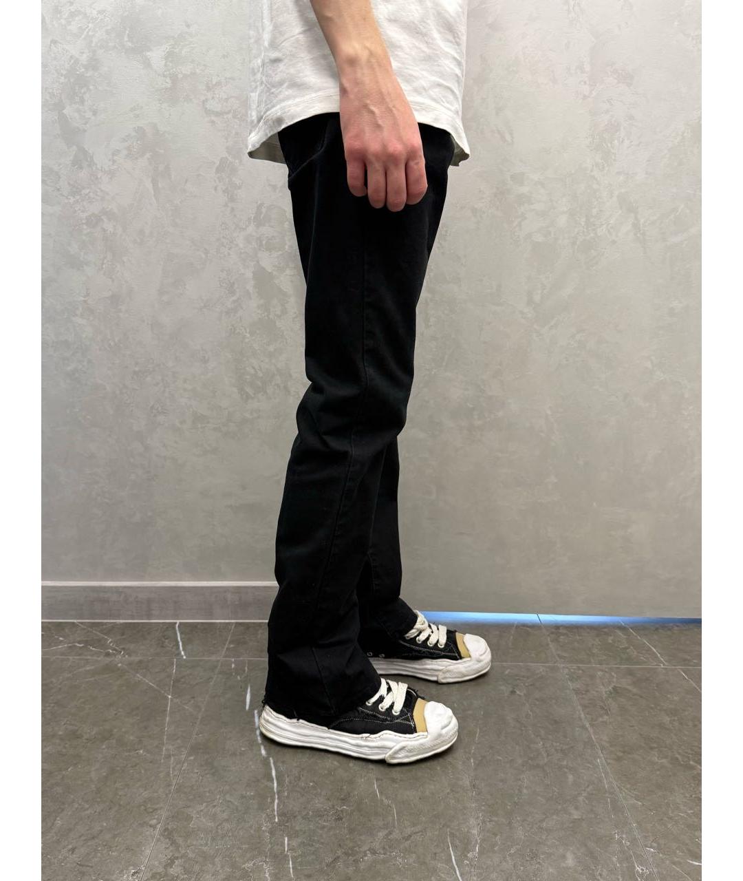 JEAN PAUL GAULTIER Черные хлопковые джинсы, фото 2