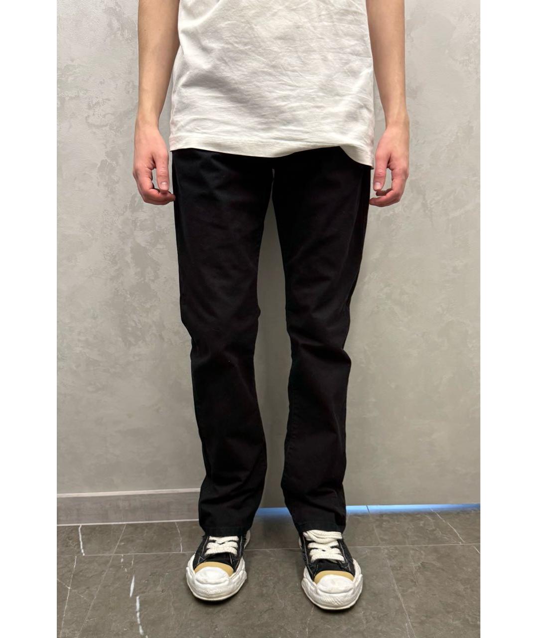 JEAN PAUL GAULTIER Черные хлопковые джинсы, фото 7
